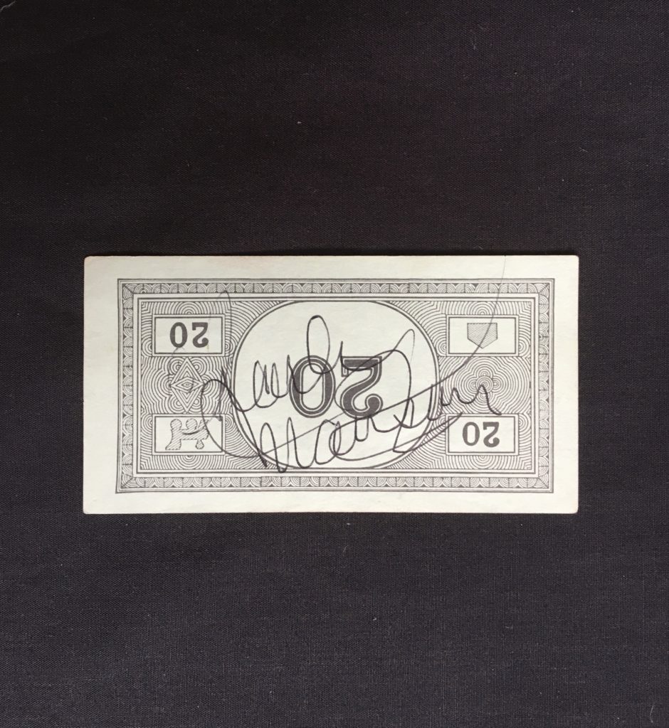Signed Charles Manson