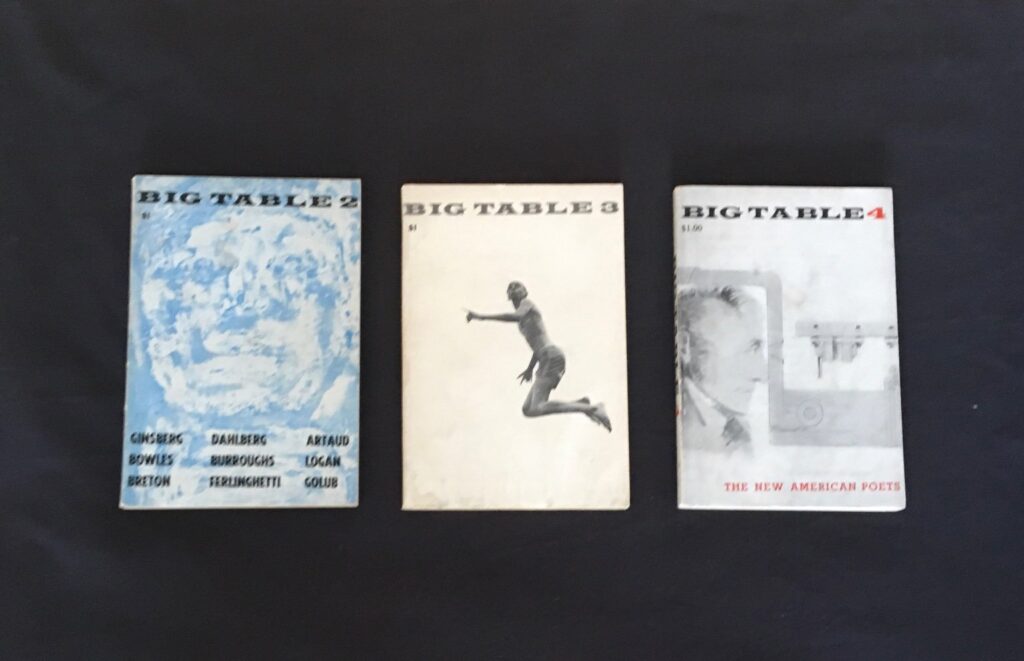 Big Table 1 - 4  [ Ginsberg : Kaddish , Burroughs : Yage , Artaud ]