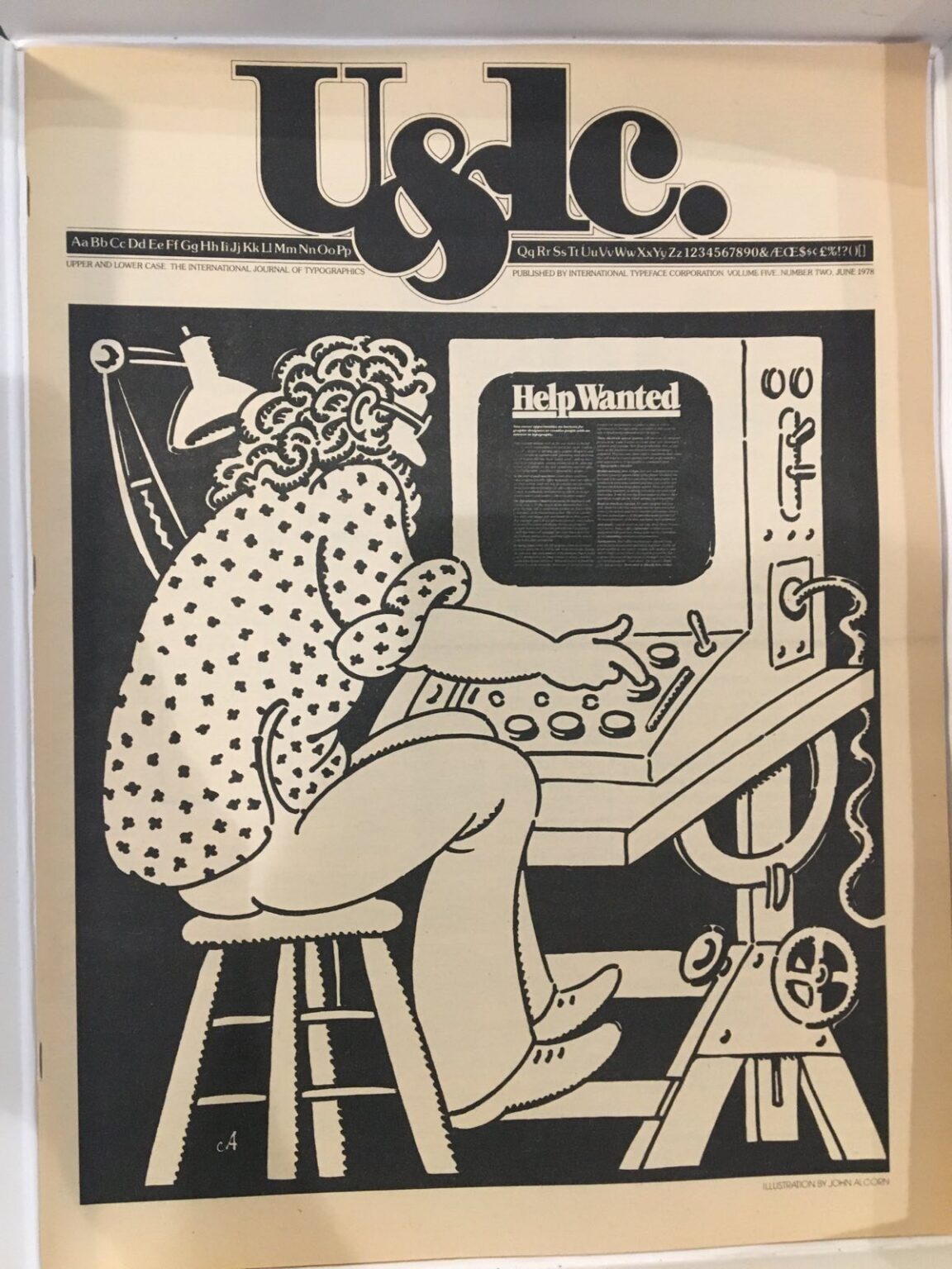 Upper and Lower Case Zapf Dingbats Herb Lubalin Typographics