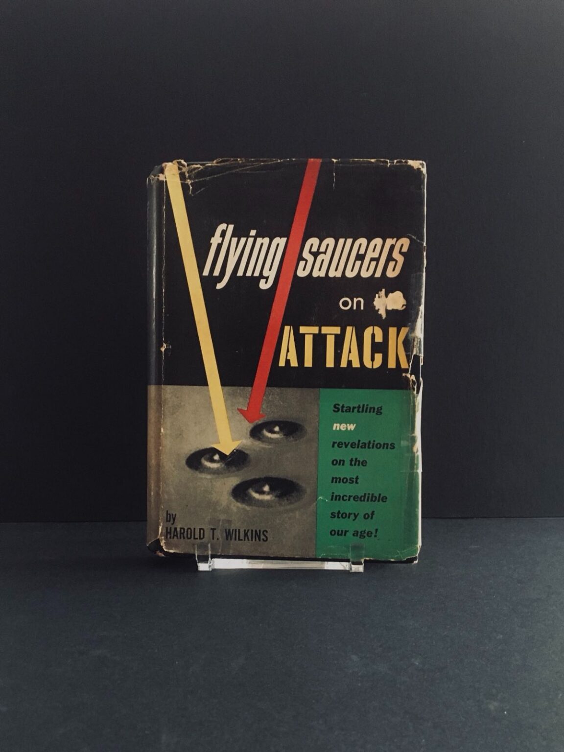 Flying Saucers On The Attack Harold Wilkins 1954 First Edition Jim Bishop Fawcett