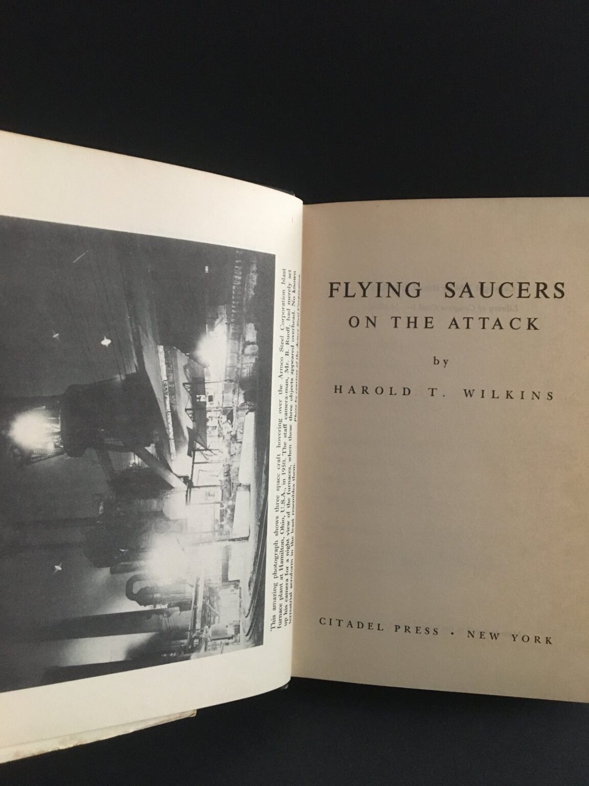 Flying Saucers On The Attack Harold Wilkins 1954 First Edition Jim Bishop Fawcett