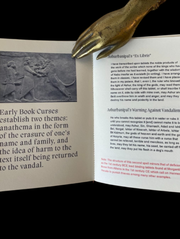 The Little Book Of Book Curses by Andrew Lenoir An Ellipsis Rare Book 2023 Books