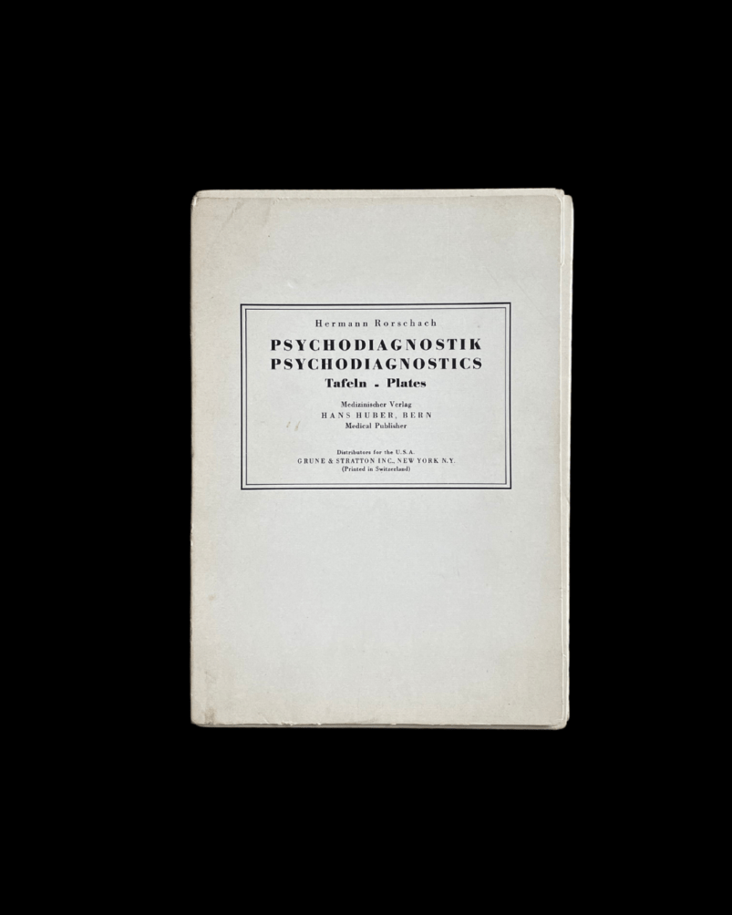 Rorschach Psychodiagnostik Tafeln – Psychodiagnostics Plates 1948 Complete Set 10 Cards Hermann Rorschach Ink Blot Test Second Edition