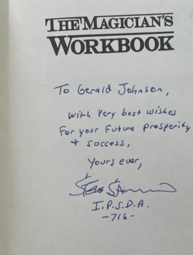 The Magician's Workbook Steve Savedow Weiser 1995 First Edition Signed Grimoire Occult Book
