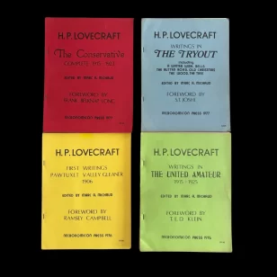 HP Lovecraft Collected Early Writings Amateur Press Tryout Conservative Pawtuxet Necronomicon Press Marc Michaud Ramsey Campbell ST Joshi Frank Belknap Long TED Klein