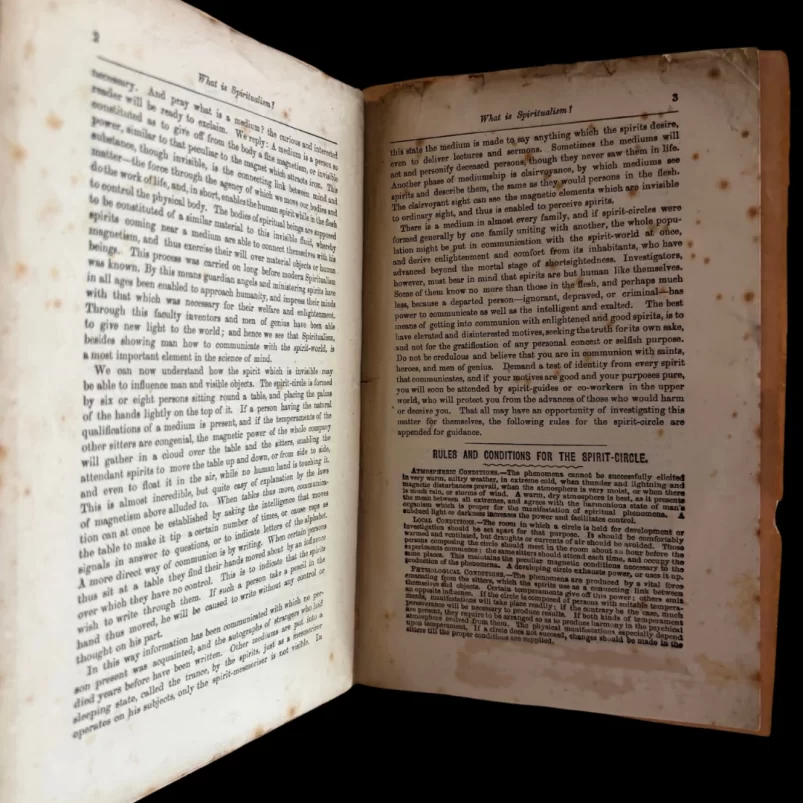 Spirit Mediums and Conjurers George Sexton 1873 Spiritualist Spiritualism Stage Magic Pepper's Ghost Spirit Circle Ricky Jay Weirdo Margaret Yates
