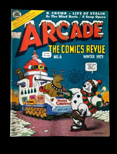 Arcade Comics Revue Issue Number 4 Speigelman Griffith R Crumb William S Burroughs S Clay Wilson Spain Rodriguez Signed 1975