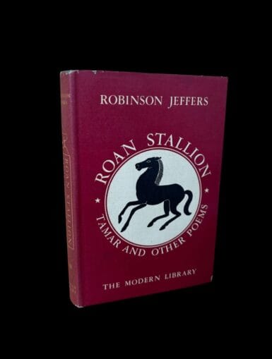 Robinson Jeffers Roan Stallion Tamar Modern Library 1935 Signed Poetry Poems