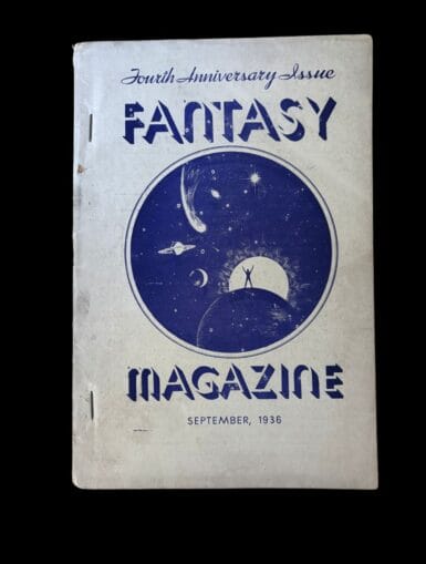 Fantasy Magazine 38 1936 HP Lovecraft Robert E Howard Obituary Eulogy In Memoriam